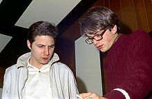 Lenny Waronker and composer Van Dyke Parks in 1968