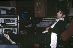 Prince in his Paisley Park Studio 1996