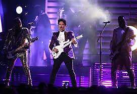 Bruno Mars performs a tribute to Prince at the 59th Grammys in 2017
