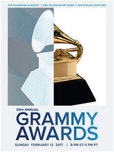 Poster for the 59th Grammys of 2017