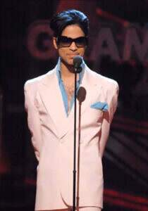 Prince presenting at the 49th Grammys of 2007