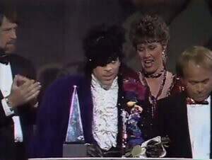 Prince at The American Music Awards in 1985