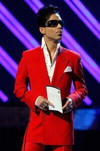 Prince at the Grammys in 2007