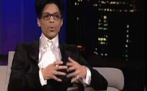 Prince on "The Tavis Smiley Show" in 2009