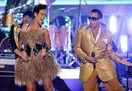 The Time and Rihanna perform at the 50th Grammys in 2007