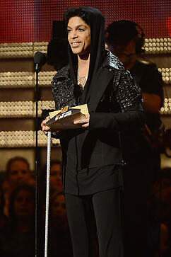 Prince reveals winners for "Record of the Year" at the 55th Grammys