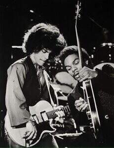 Prince and Dez Dickerson, guitarist in Prince's first touring band