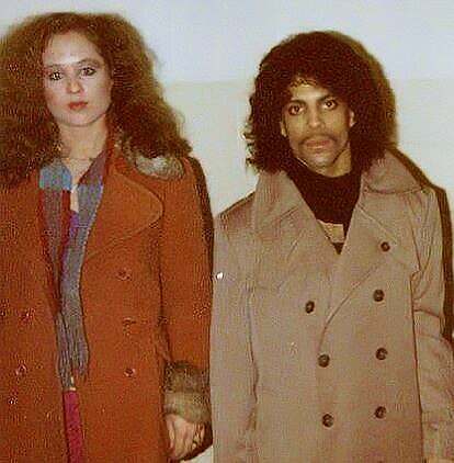 Gayle Chapman and Prince in 1979