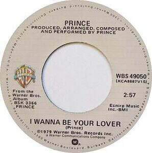 Prince's first #1 Hit "I Wanna Be Your Lover", 1979