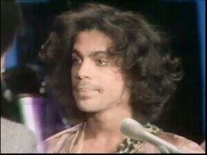 Prince performs on "American Bandstand" in 1980