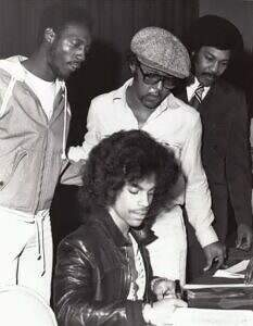 After Owen Husney and Prince parted ways, Prince managed himself and the band