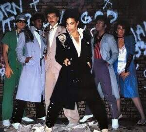 Prince's band in 1981 in the "Controversy" era.