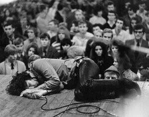 JIm Morrison onstage in Germany, 1968