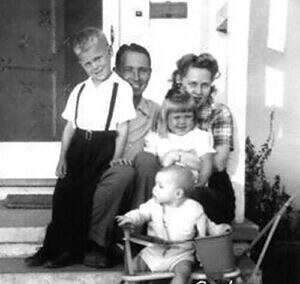 Jim Morrison (far left) grew up on military bases, and went to US military schools with his family