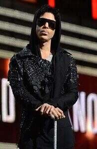 Prince presents "Record of the Year" at the 55th Grammys in 2013