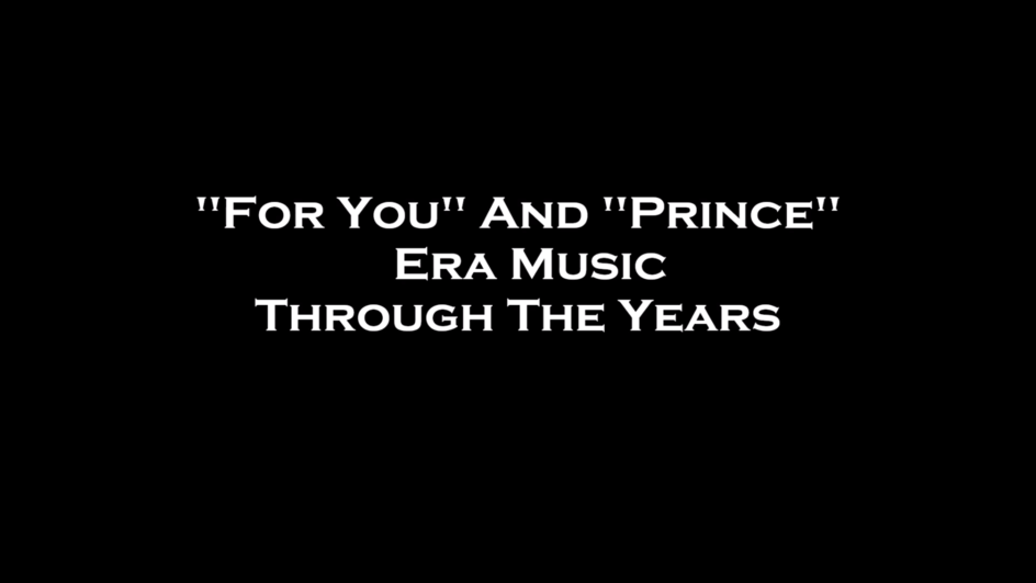 "For You" and "Prince" Era Music Through the Years