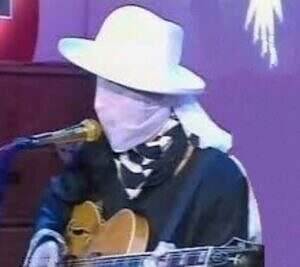 Prince as "Tora Tora" performing on British television