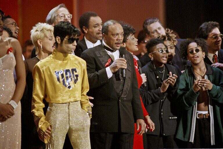 Prince won''t sing "We Are the World" 1995