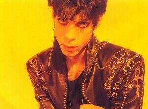 Prince glaring at the camera