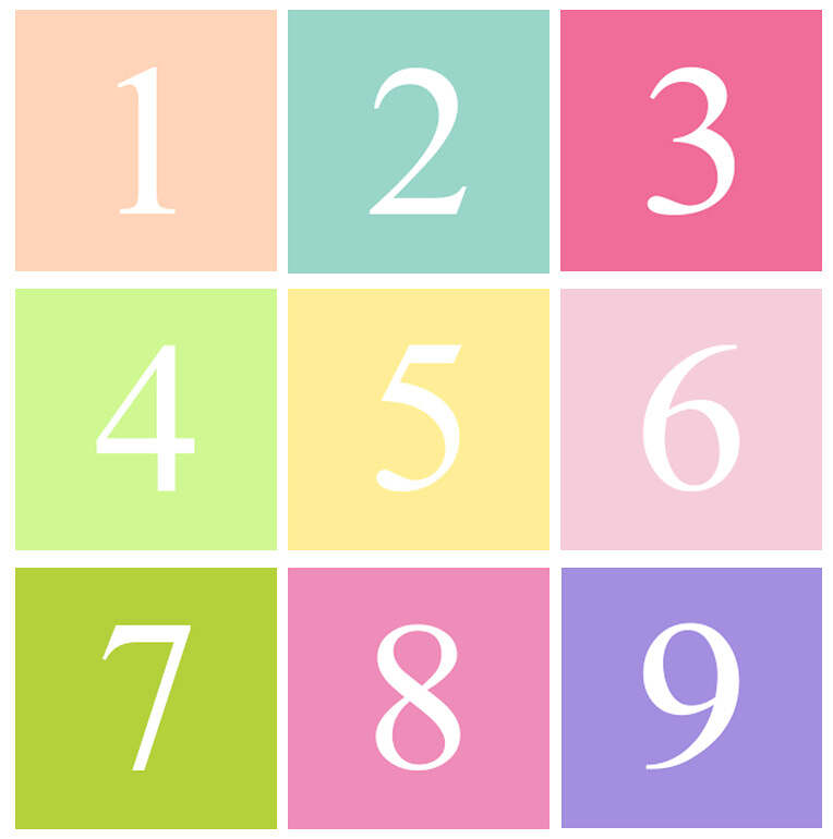 Number 1-9