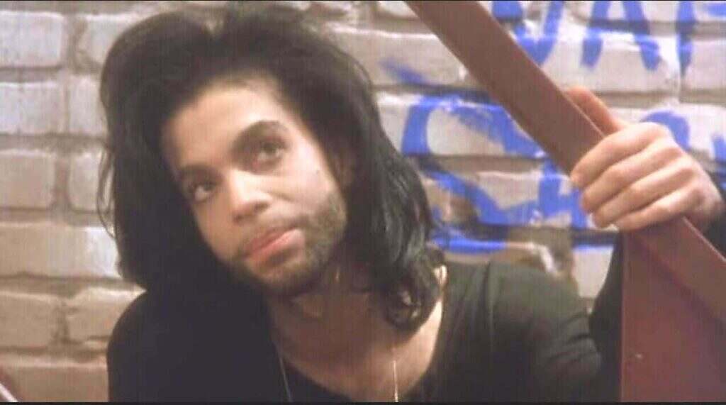 Prince in the "Graffiti Bridge" movie 1990