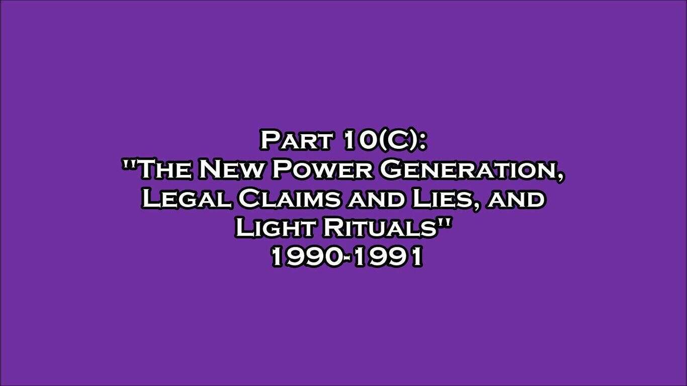 "Prince's Spiritual Life and Journey" Pt. 10(c): "The New Power Generation, Legal Claims and Lies, and Light Rituals"