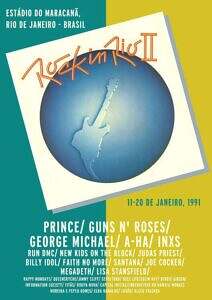 "Rock in Rio II" 1991 Official Poster