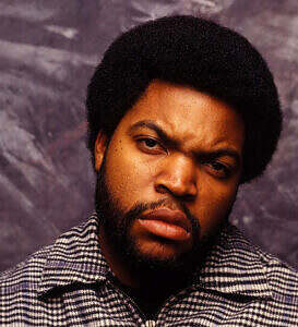 Rapper Ice Cube in the 1990's