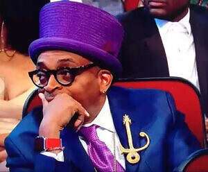 Spike Lee wore a "Prince tribute" outfit at the 2016 BET Awards