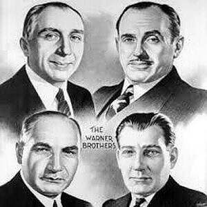 The Warner Brothers (clockwise from upper left): Harry Warner, Jack Warner, Sam Warner, and Albert "Major" Warner