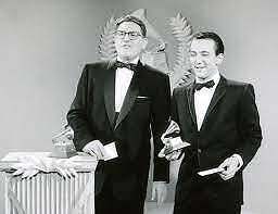 Singer Bobby Darin accepts a Grammy Award at the 1st Grammys of 1959