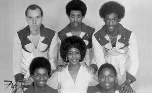Flyte Tyme (from left): Monte Moir, "Jimmy Jam" Harris III, David Eiland, Cynthia Johnson, Terry Lewis, Garry "Jellybean" Johnson