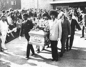 Jimi Hendrix's funeral, 1970
