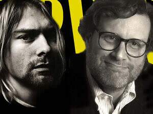 Kurt Cobain and Nirvana's manager, Danny Goldberg