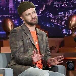 Justin Timberlake on the "Jimmy Fallon Show" in 2018