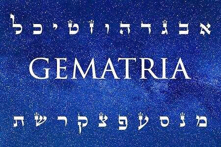 Gematria Hebrew characters