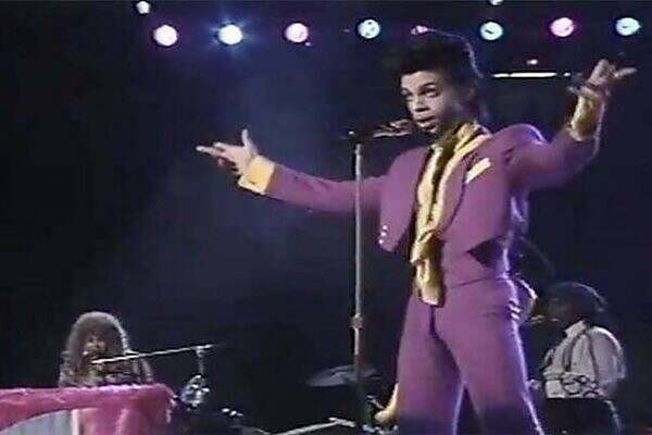 Prince performing at the 1991 International Special Olympics in Minneapolis